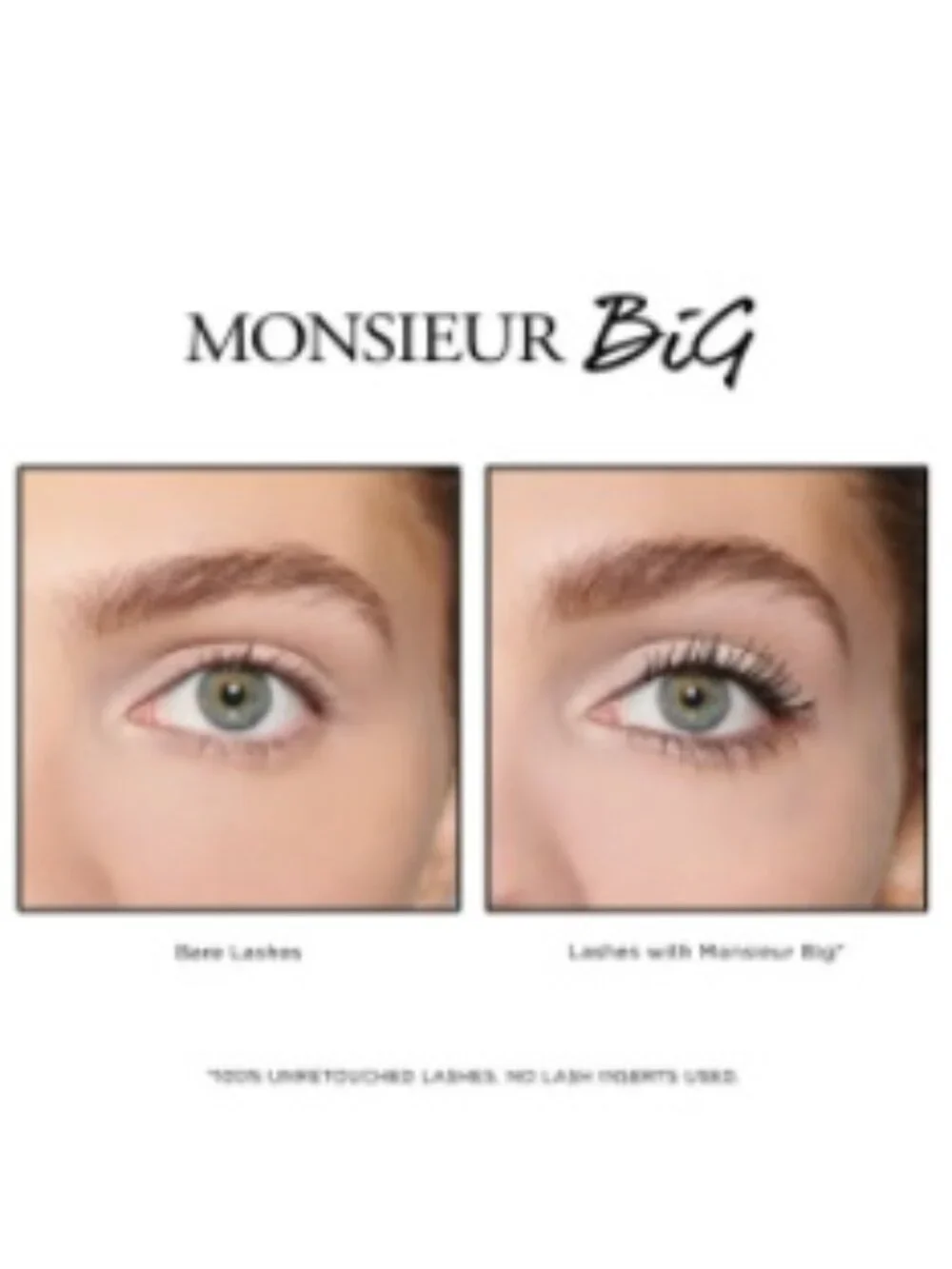 Lancome Beauty Gift Set-Monsieur Big Volume Mascara 01 Big,Travel-2pc-BOXED-NEW